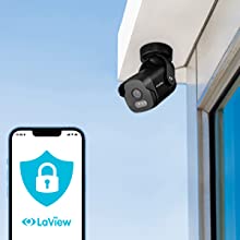 LaView Security Camera Outdoor with Color Night Vision